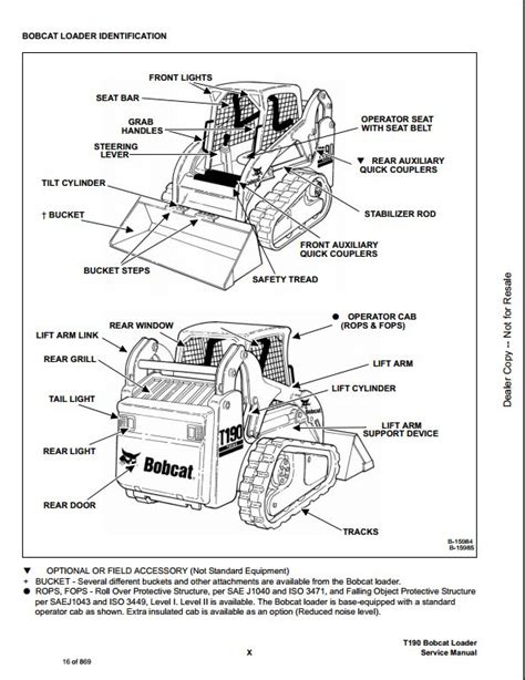 bobcat skid loader parts diagrams 